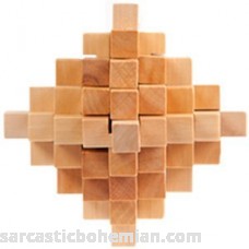 Fillmore's Large Wooden 3D Diamond Puzzle Adult Brainteaser B00NS1KGT8